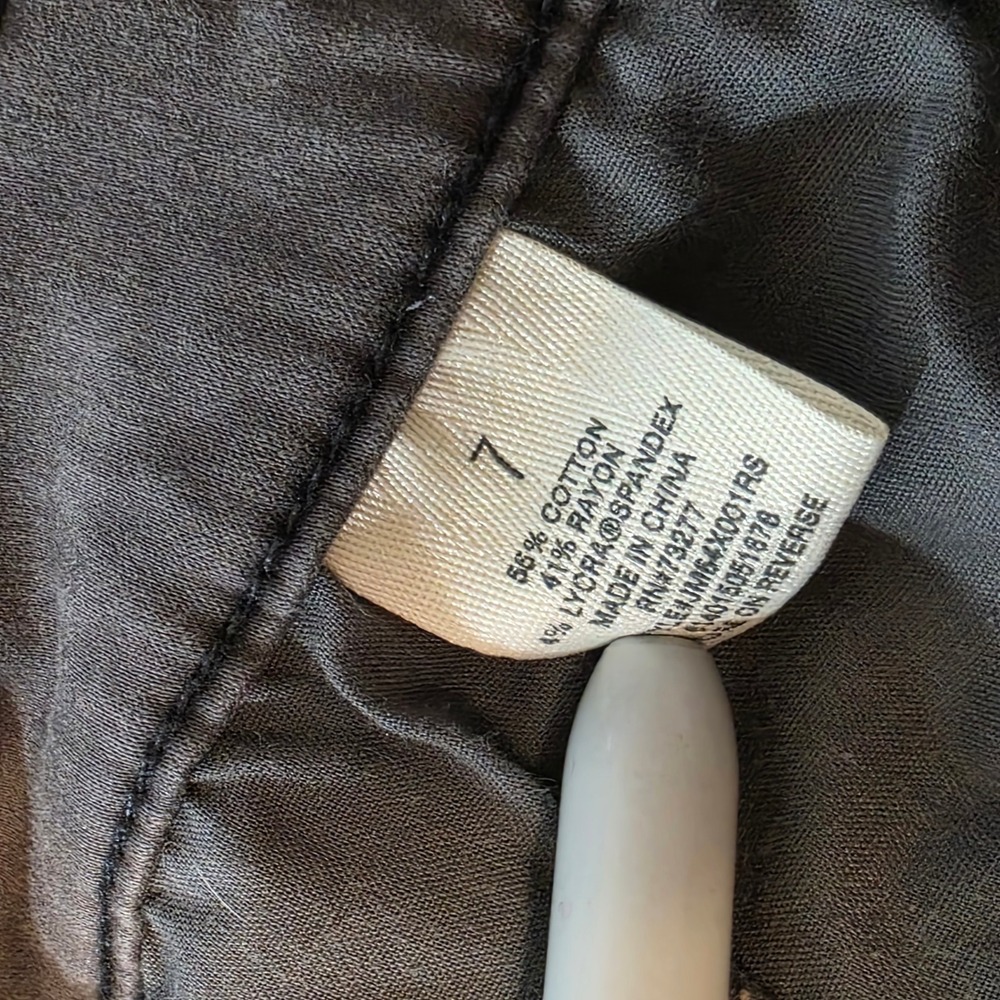 Mudd Juniors FLX Stretch Utility Skinny Pants Gray Cargo Size 7 - Picture 2 of 7